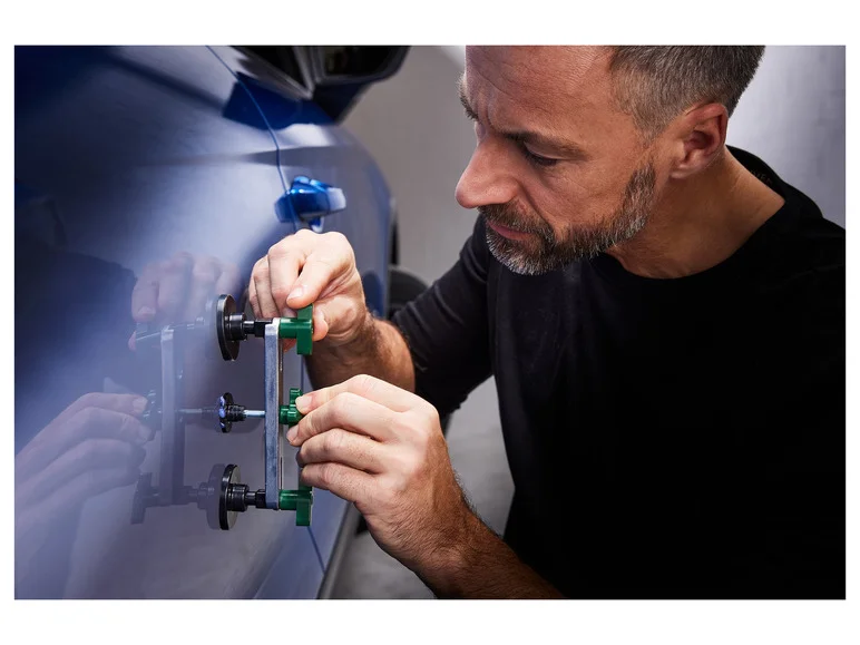 PARKSIDE® Kit de réparation de bosses avec pistolet à colle , 21 pièces