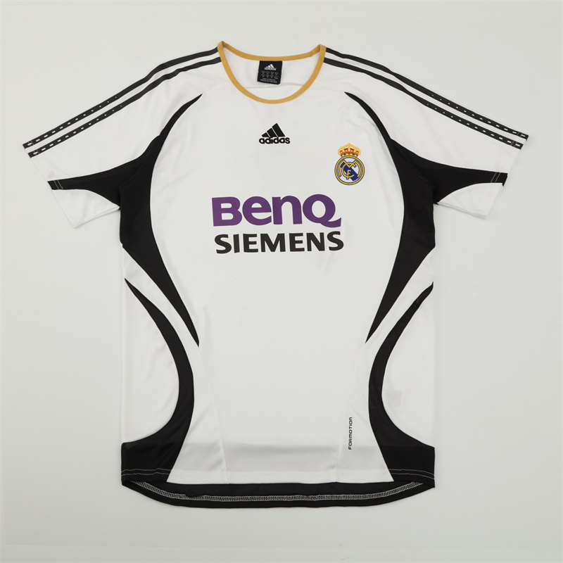 2006/07 Real Madrid Retro Short Sleeves Training Jersey - White