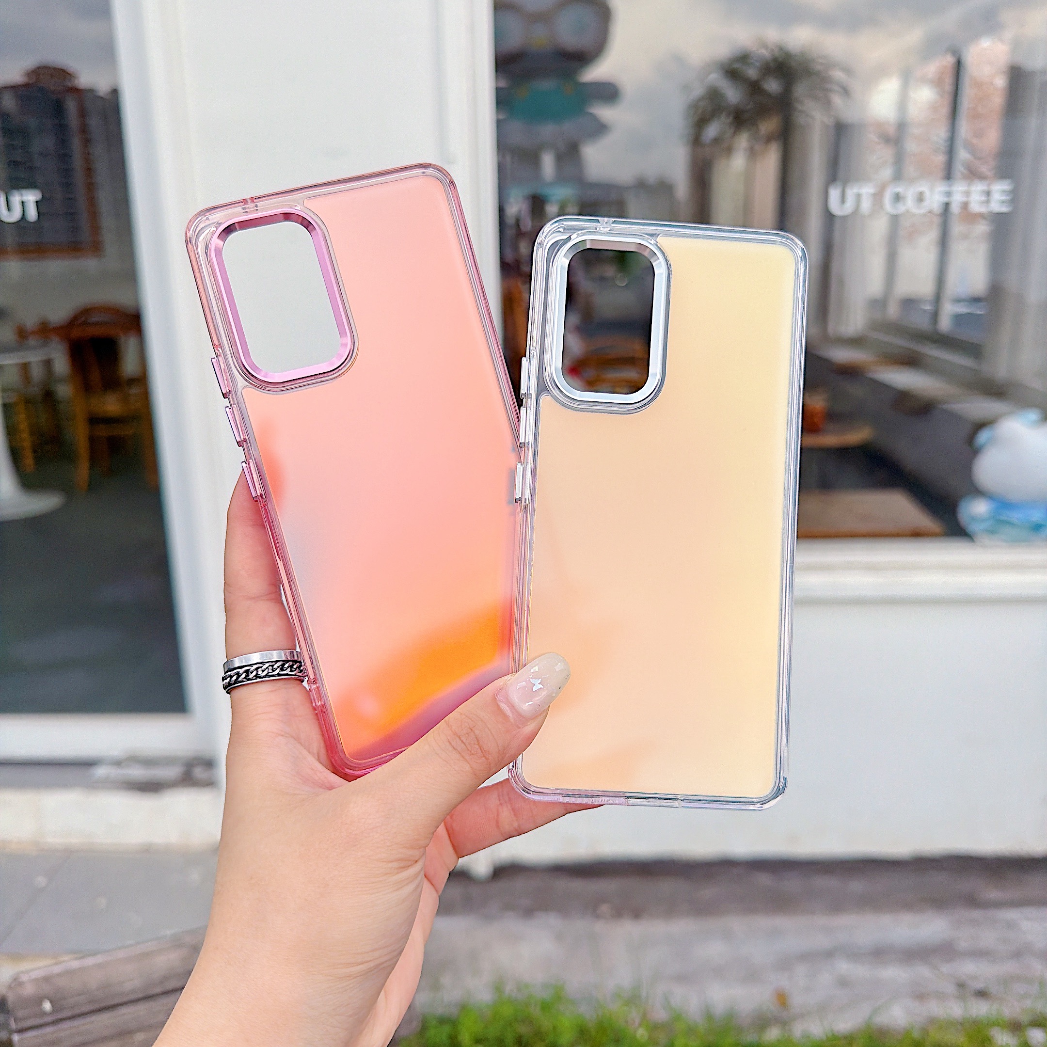 Galaxy A13 Protective Case Clear - back view