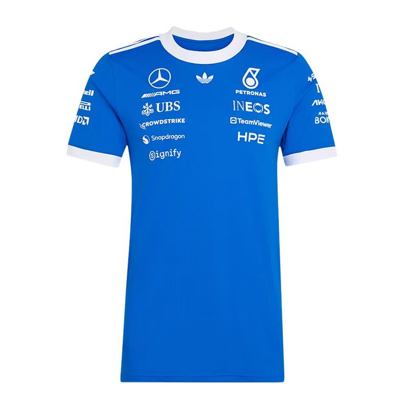 Mercedes Blue Shirt F1 Jersey 2026