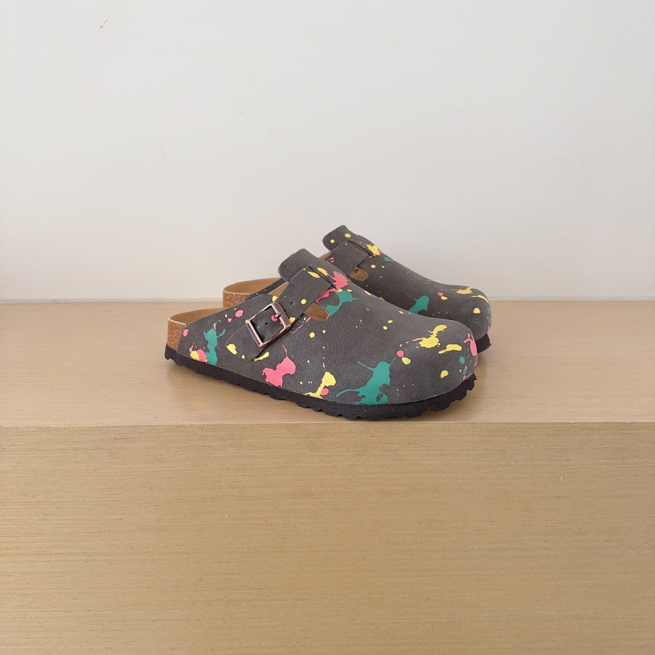Splatter Graffiti Birken-Style Clogs