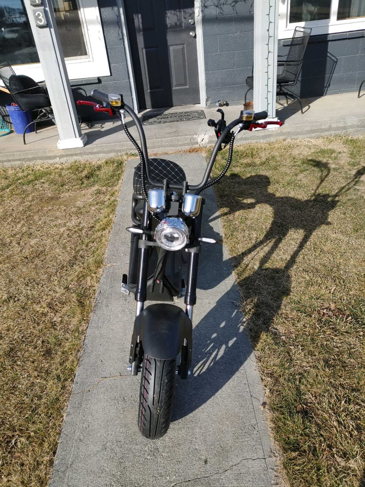 eAhora M1P 37Mph 2000W Electric Motorcycle for Adults