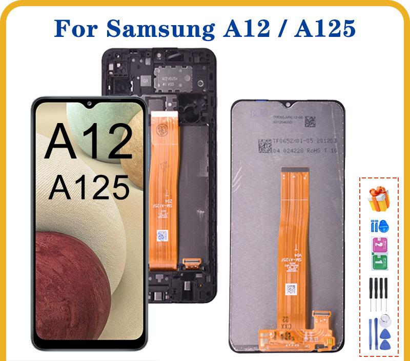 Galaxy A12 LCD / OLED Screen Original - back view