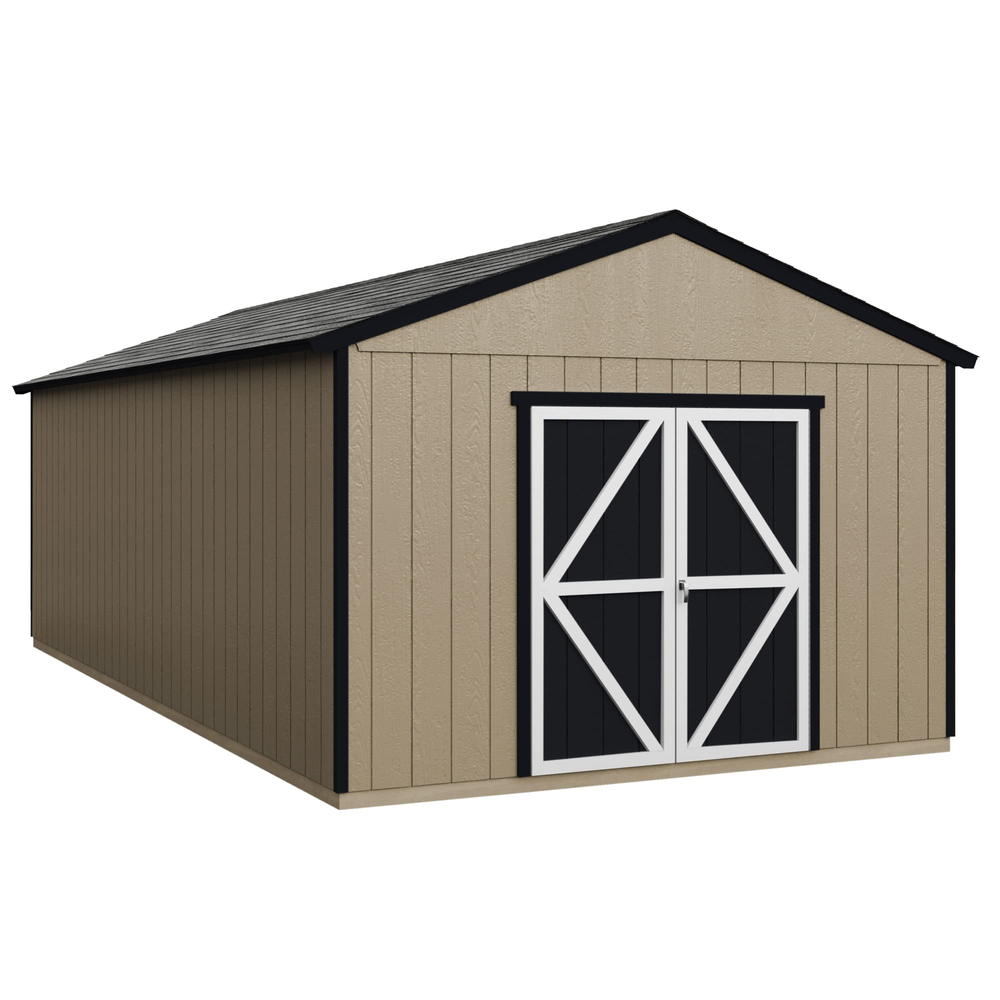 Astoria 12x24 Do-It-Yourself Wooden Storage Shed with Floor