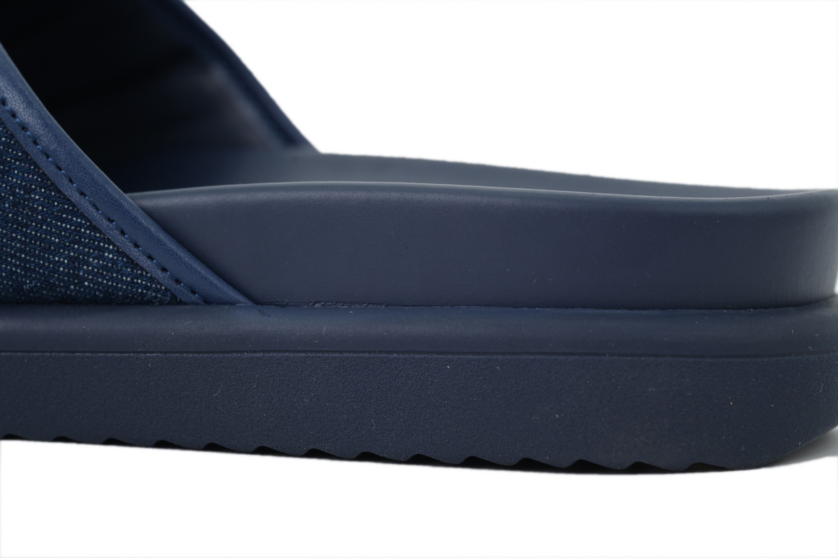 LOUIS VUITTON Slippers Blue Denim Fabric
