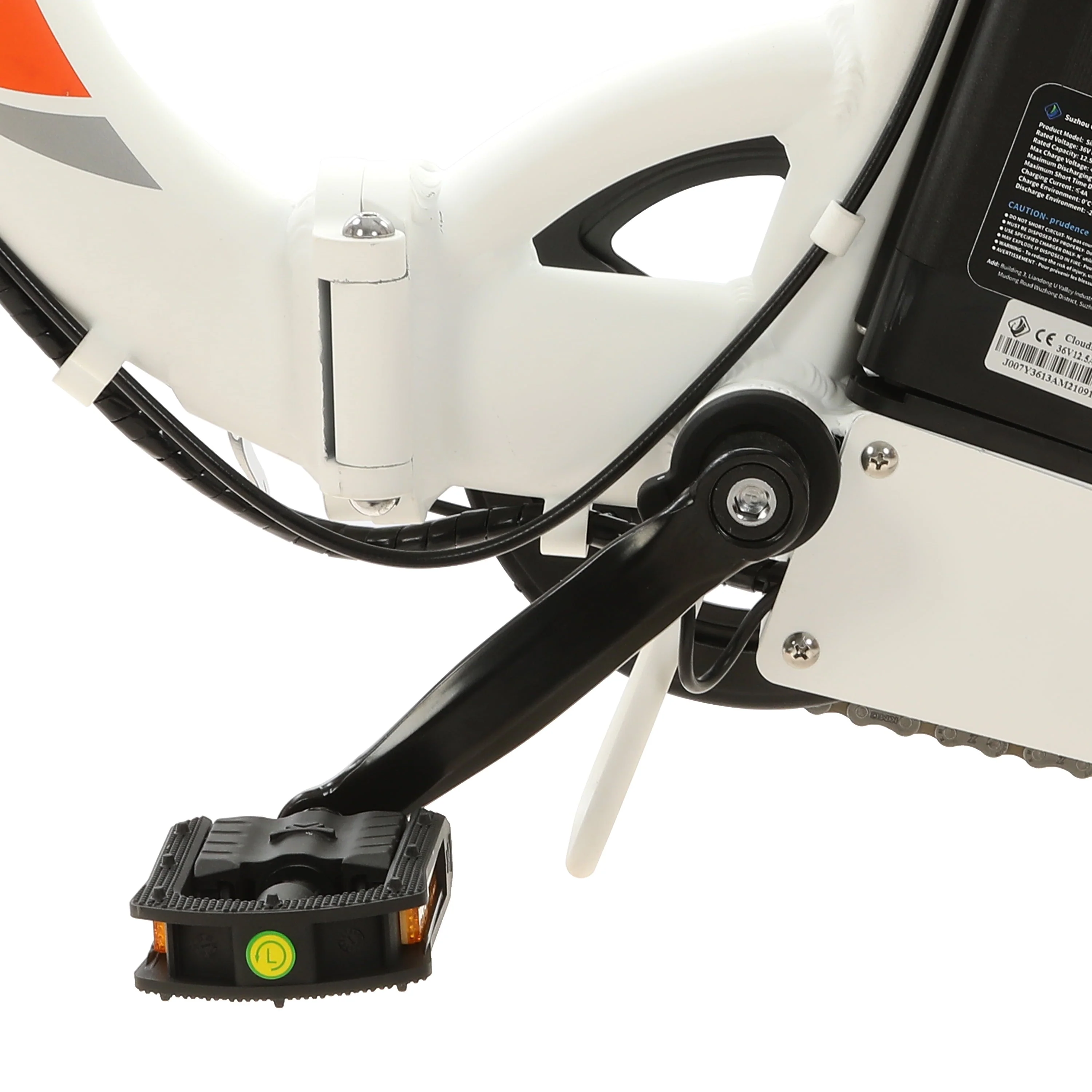 ECOTRIC E-Ride 20in Folding Electric Bike, 350W, 36V