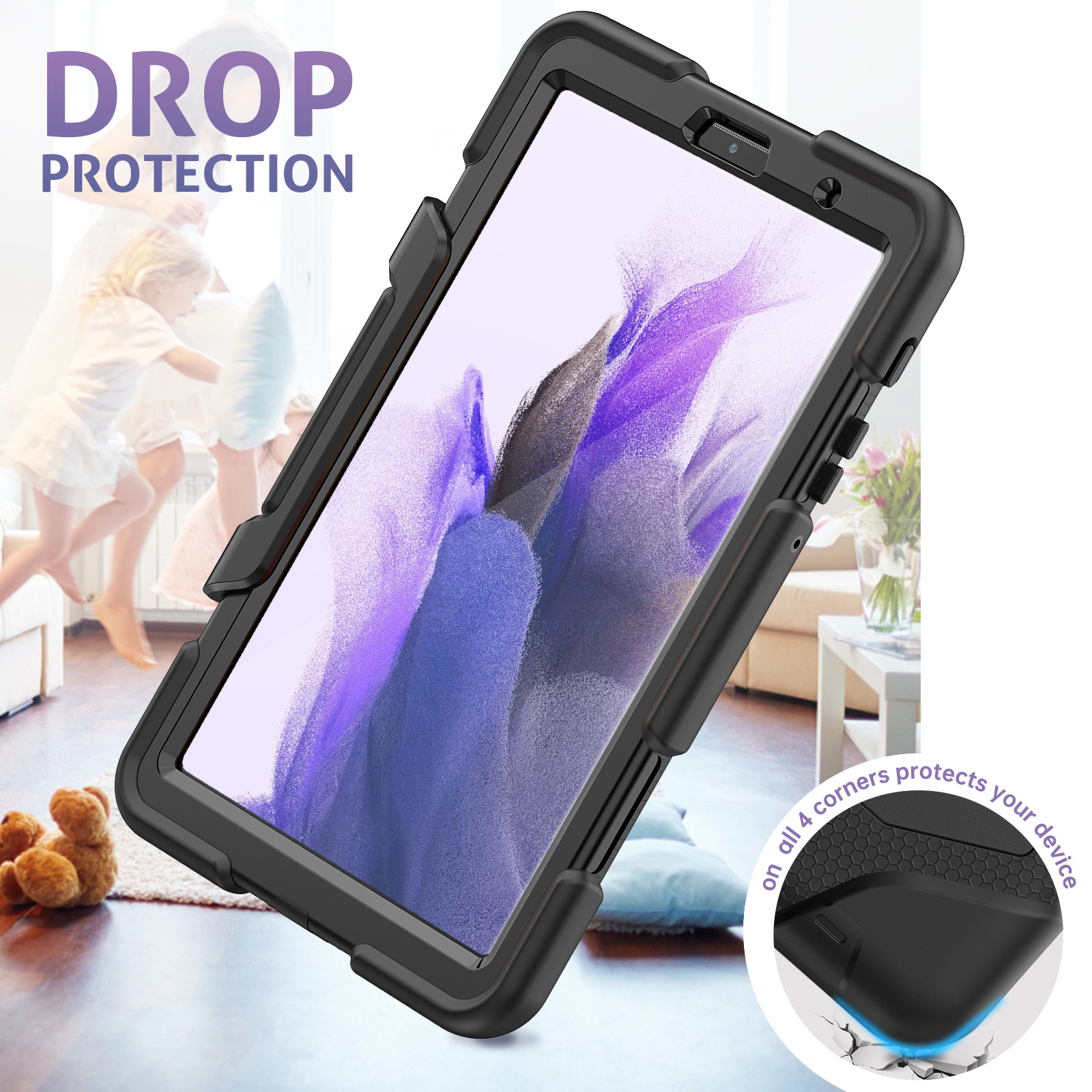 Galaxy A9 Plus Protective Case Silicone - back view