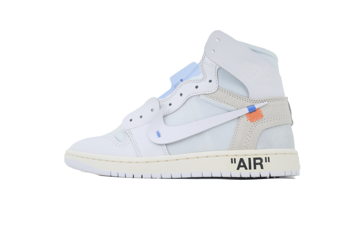 Off-White x Air Jordan 1 Retro High OG Alaska AA3834-100