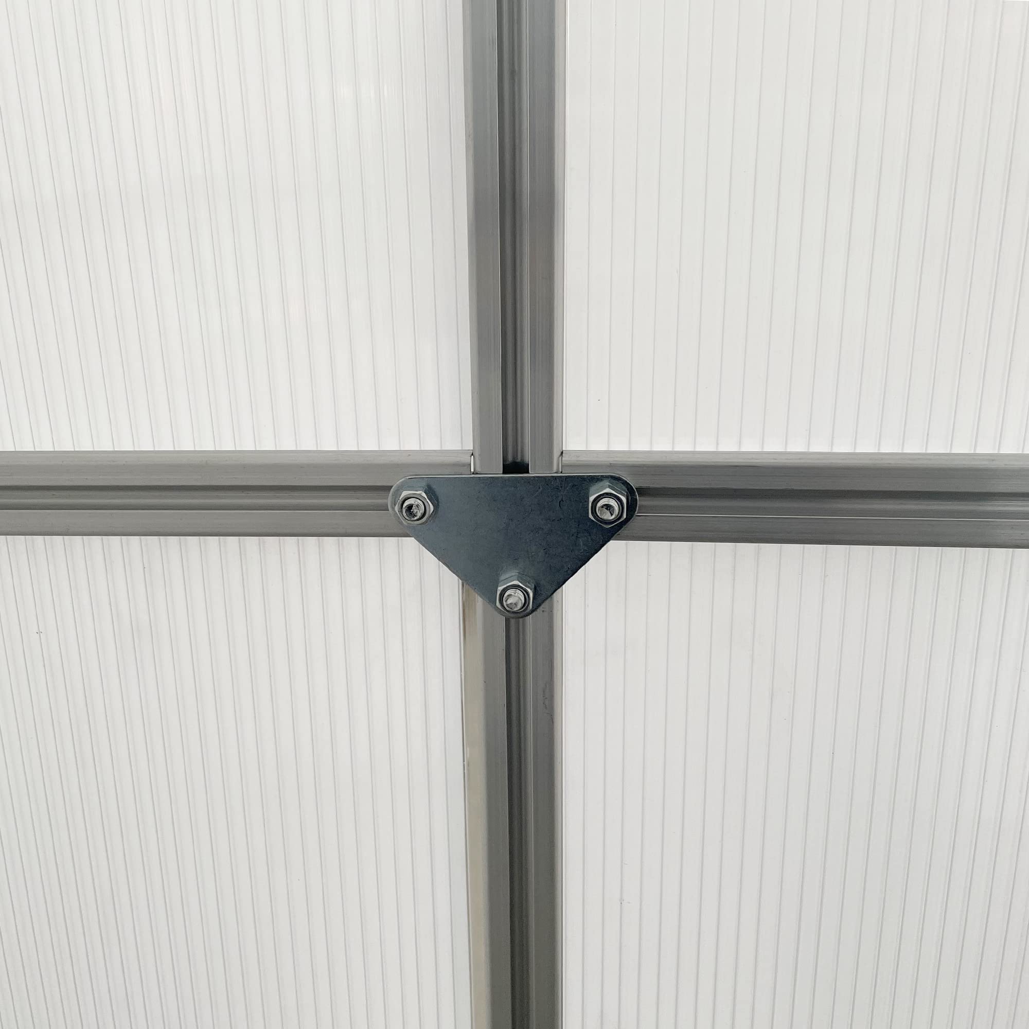 aluminum greenhouse polycarbonate walk-in garden greenhouse vents