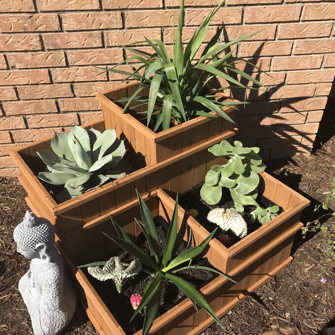 Gordonsville 2.5x2.5 ft Wood Raised Garden Bed