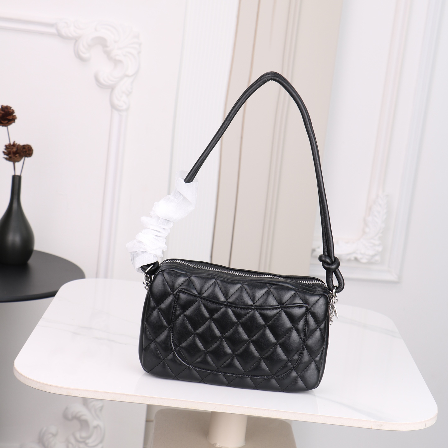 Chanel Vintage Cambon Line Pochette Shoulder Bag