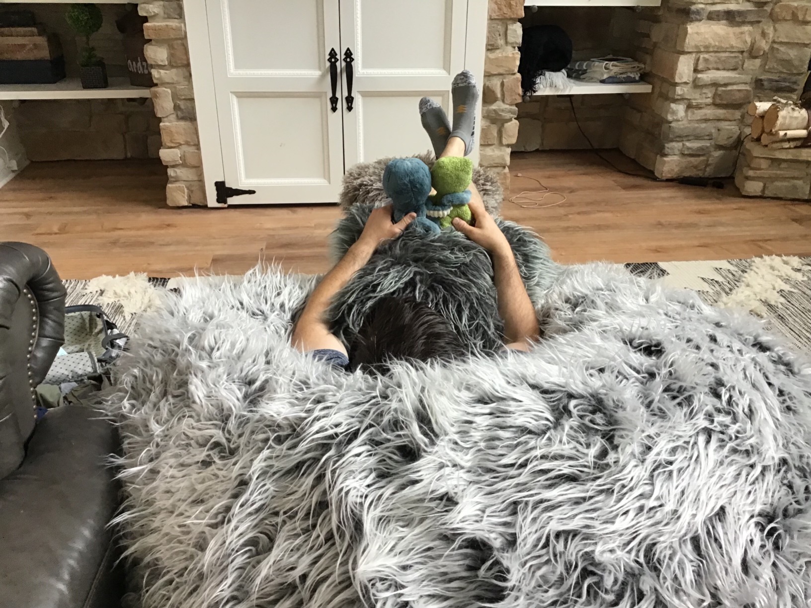 Lycus Faux Fur Bean Bag Chair