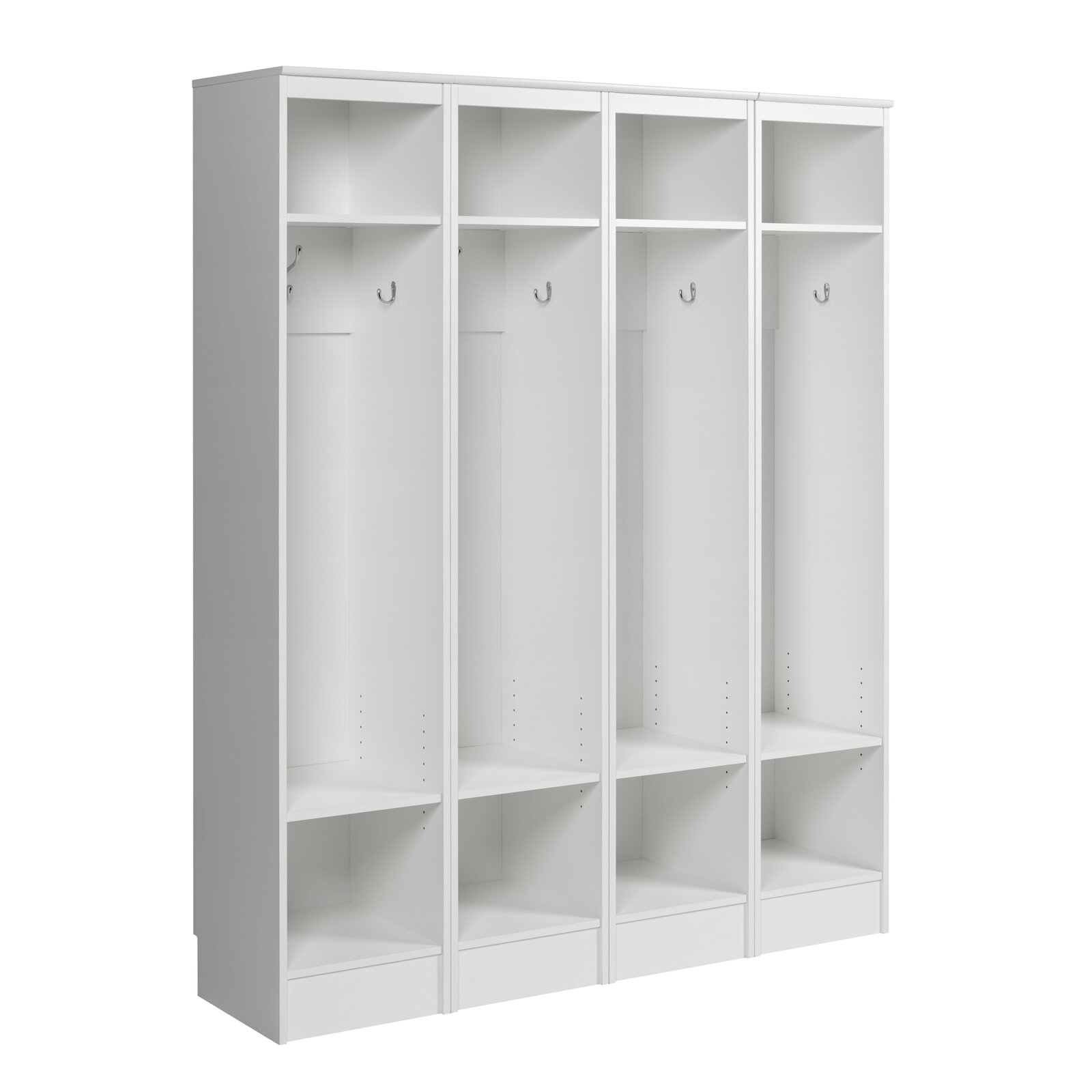 Mcalmont 59'' Wide Hall Tree (Set of 4)