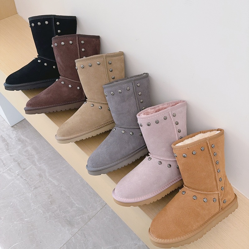 UGG Kids 5825 Mid-Calf Boots Cross Motif