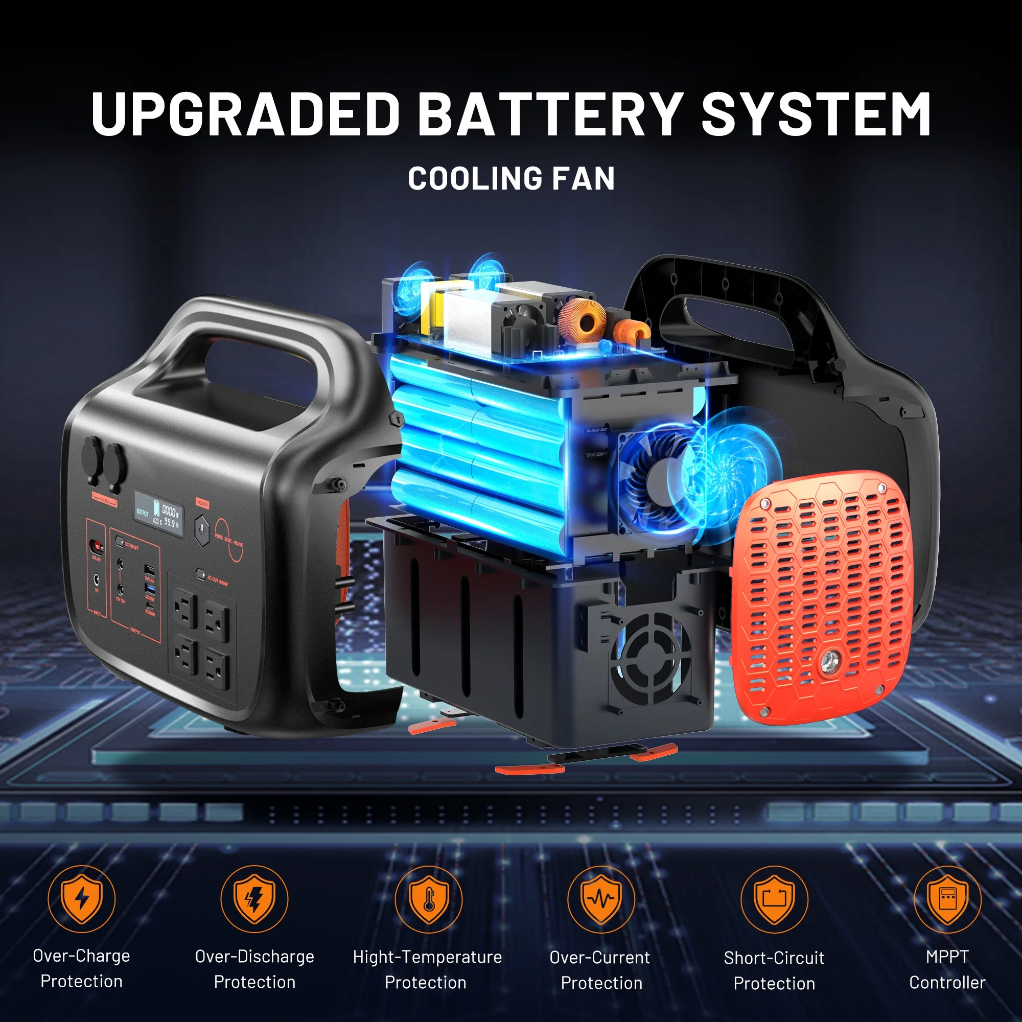 EchoNexus 1000W Portable Power Station