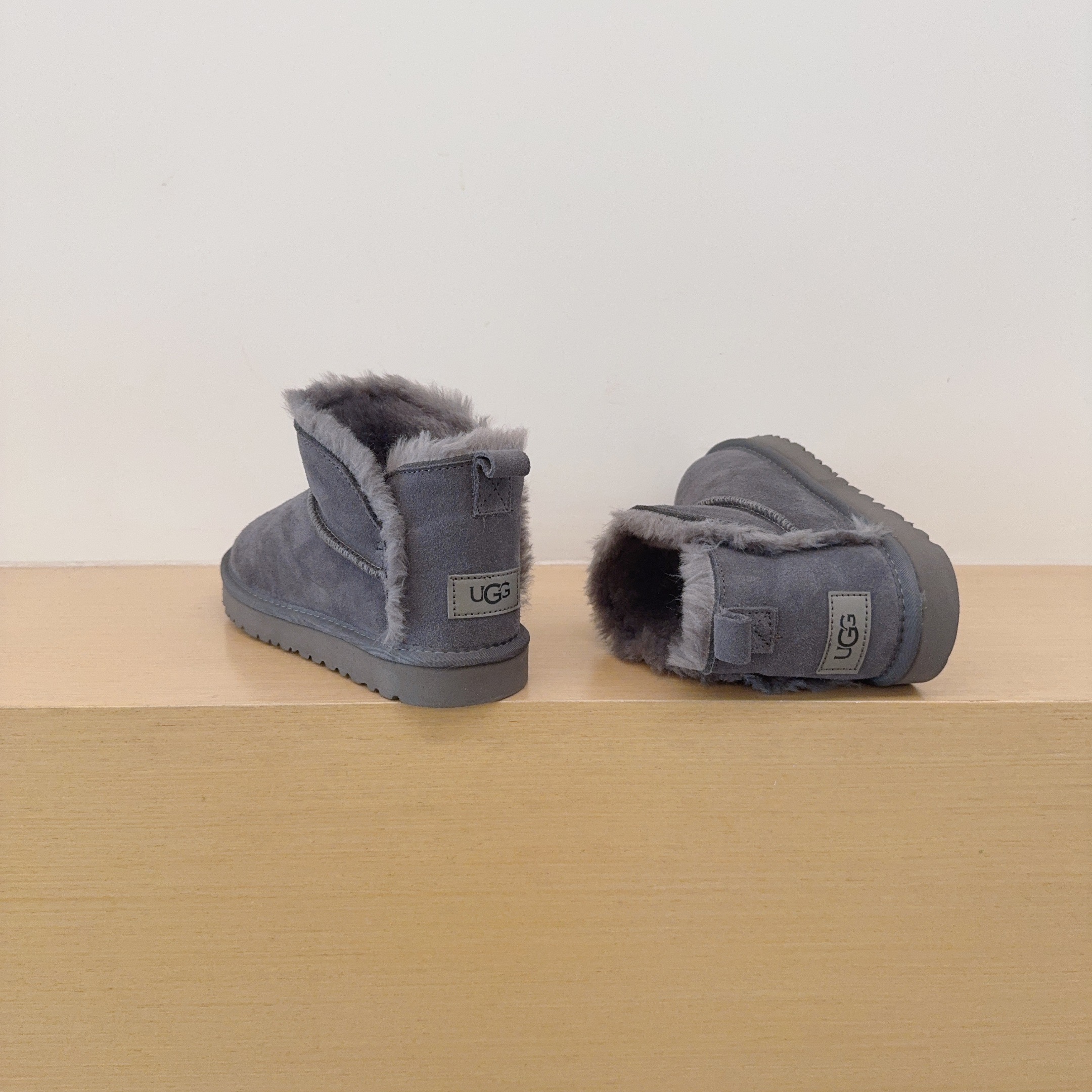 Fur Trim Ankle Boots
