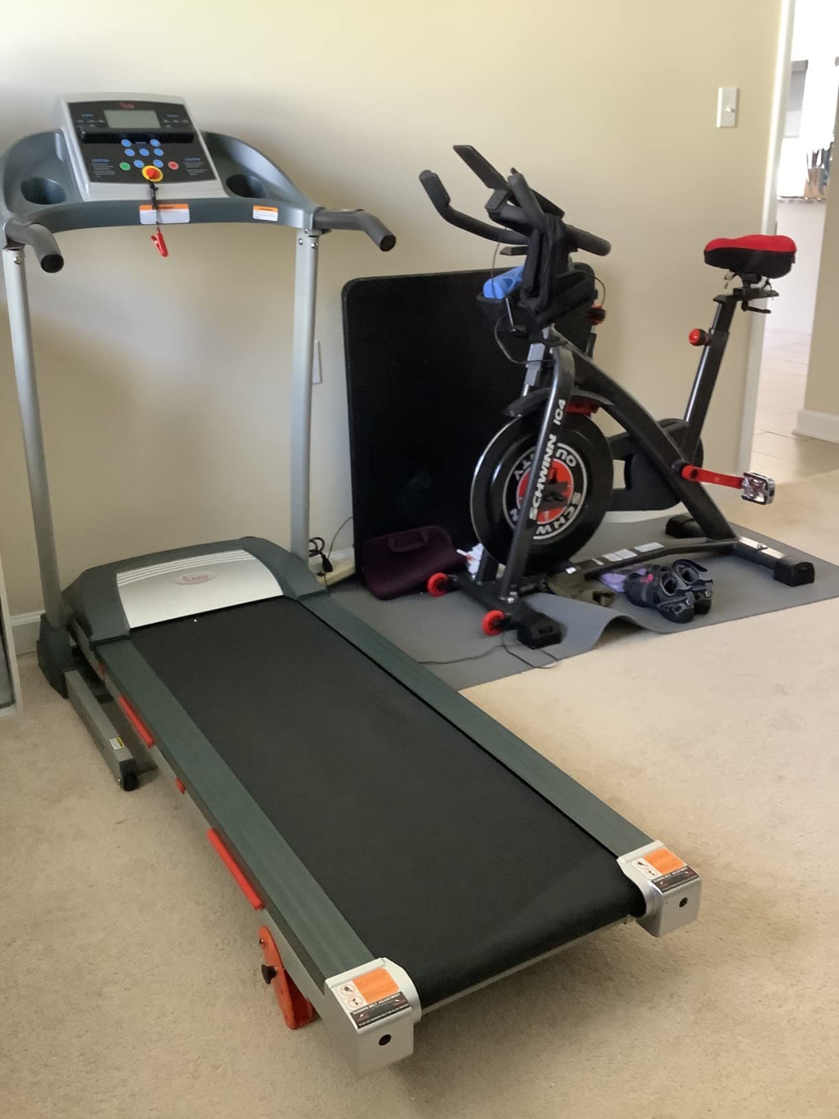 Folding Incline Treadmill with Optional Exclusive SunnyFit App