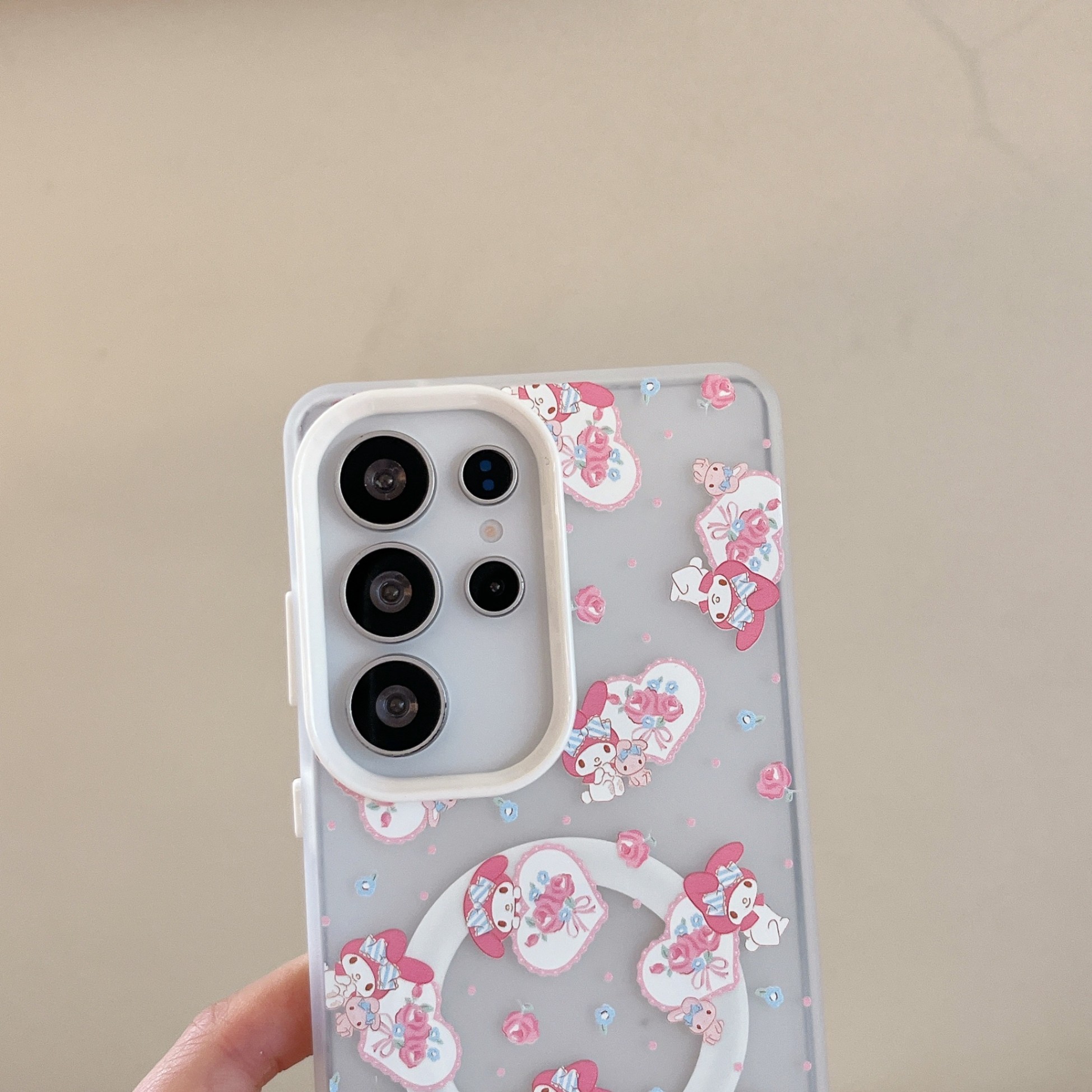Galaxy A25 Protective Case Magnetic - back view
