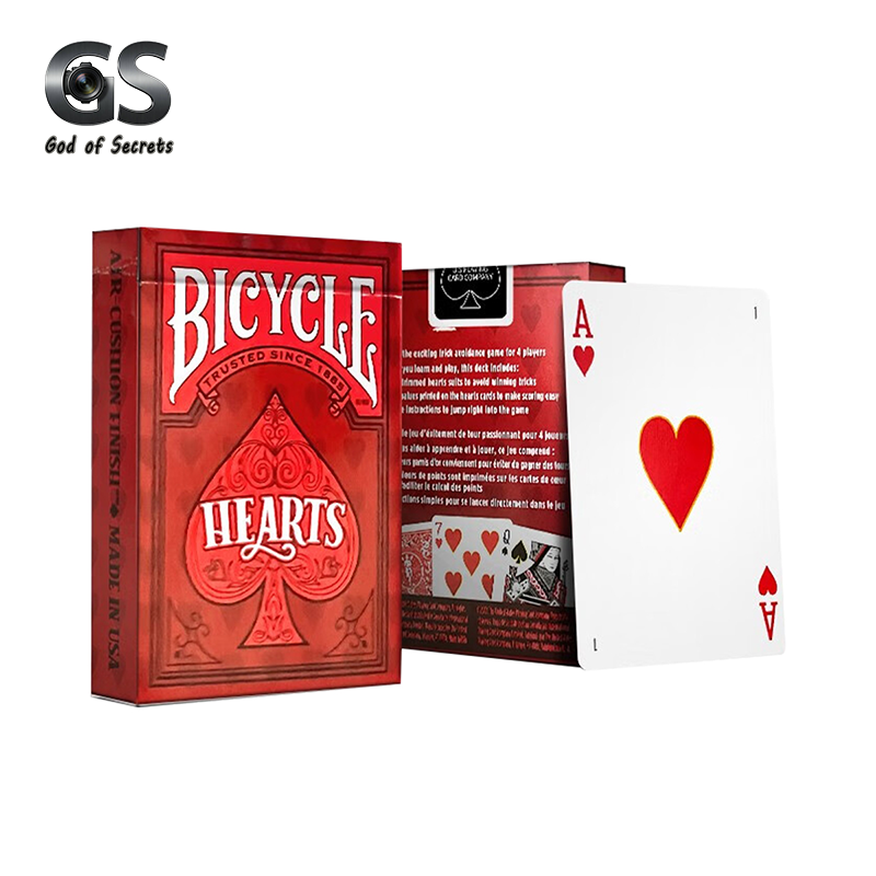 Bicycle Marked Poker Deck Classic Hearts for Infrared Sunglasses