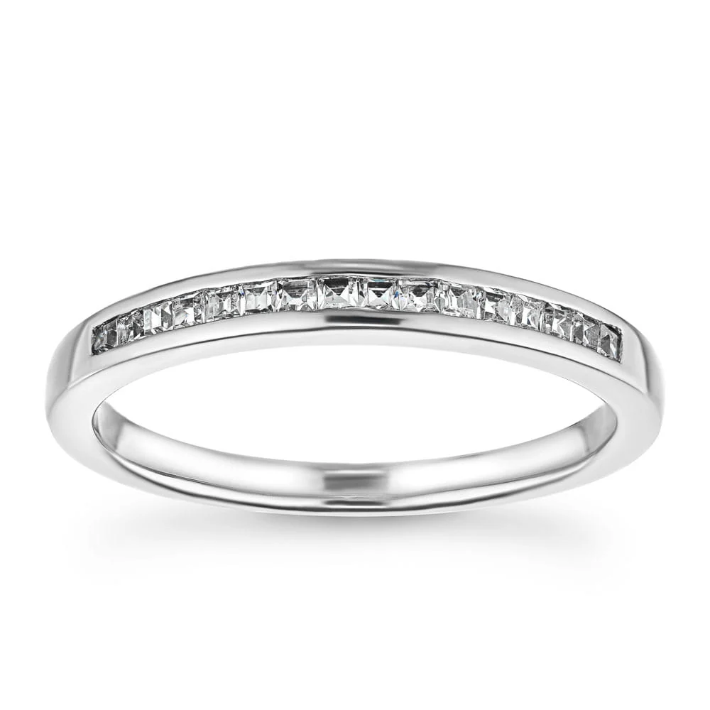 Hazel 1/2 ctw Princess Lab Grown Diamond Channel Set Wedding Band