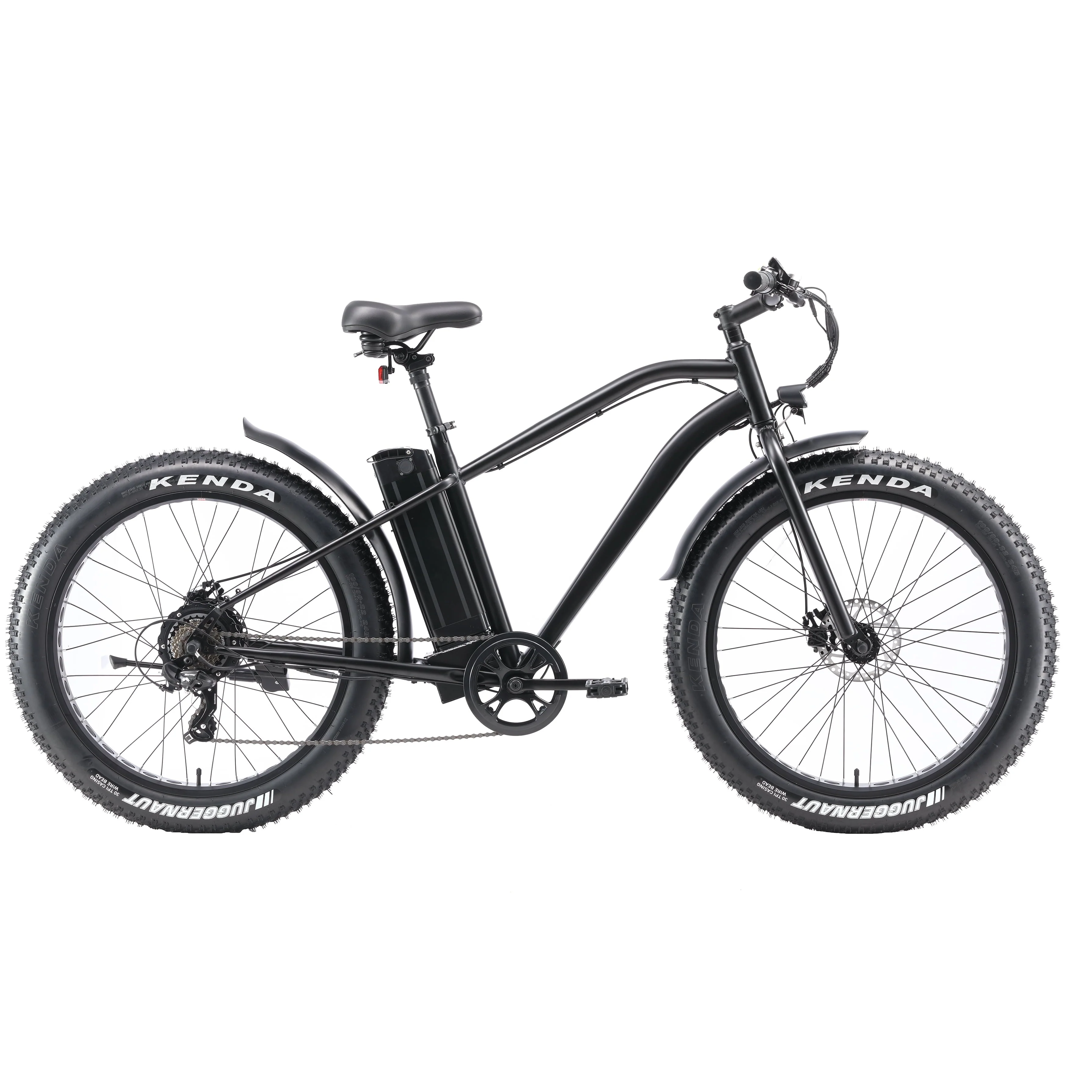 26in Fat Tire Electric Mountain Bike, 750W, 48V 14.5Ah