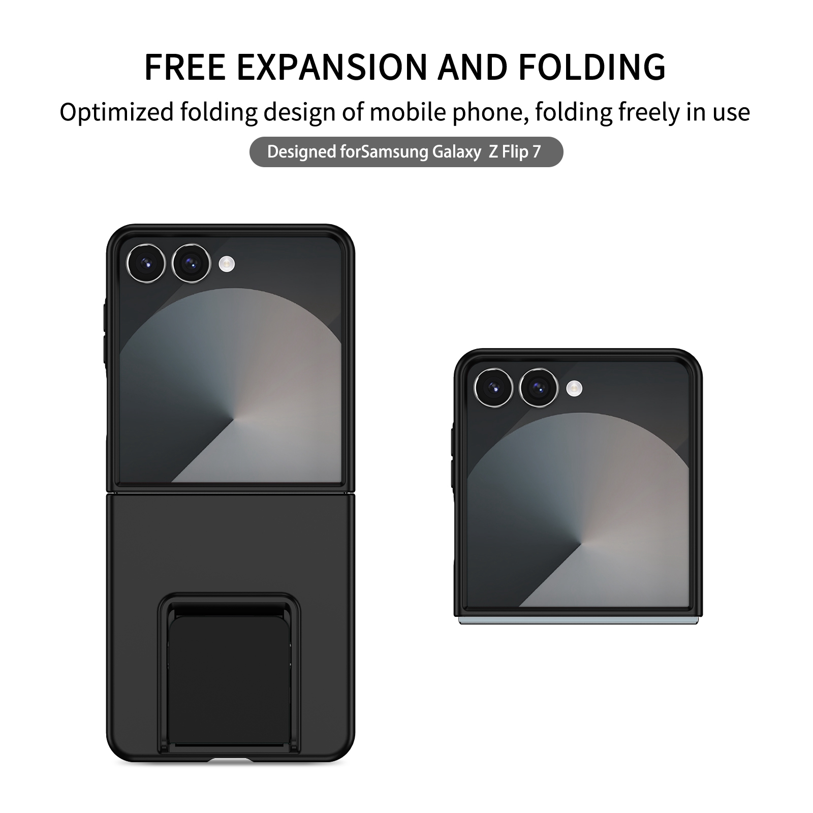 Galaxy Z Flip 3 Protective Case Precise Fit - back view