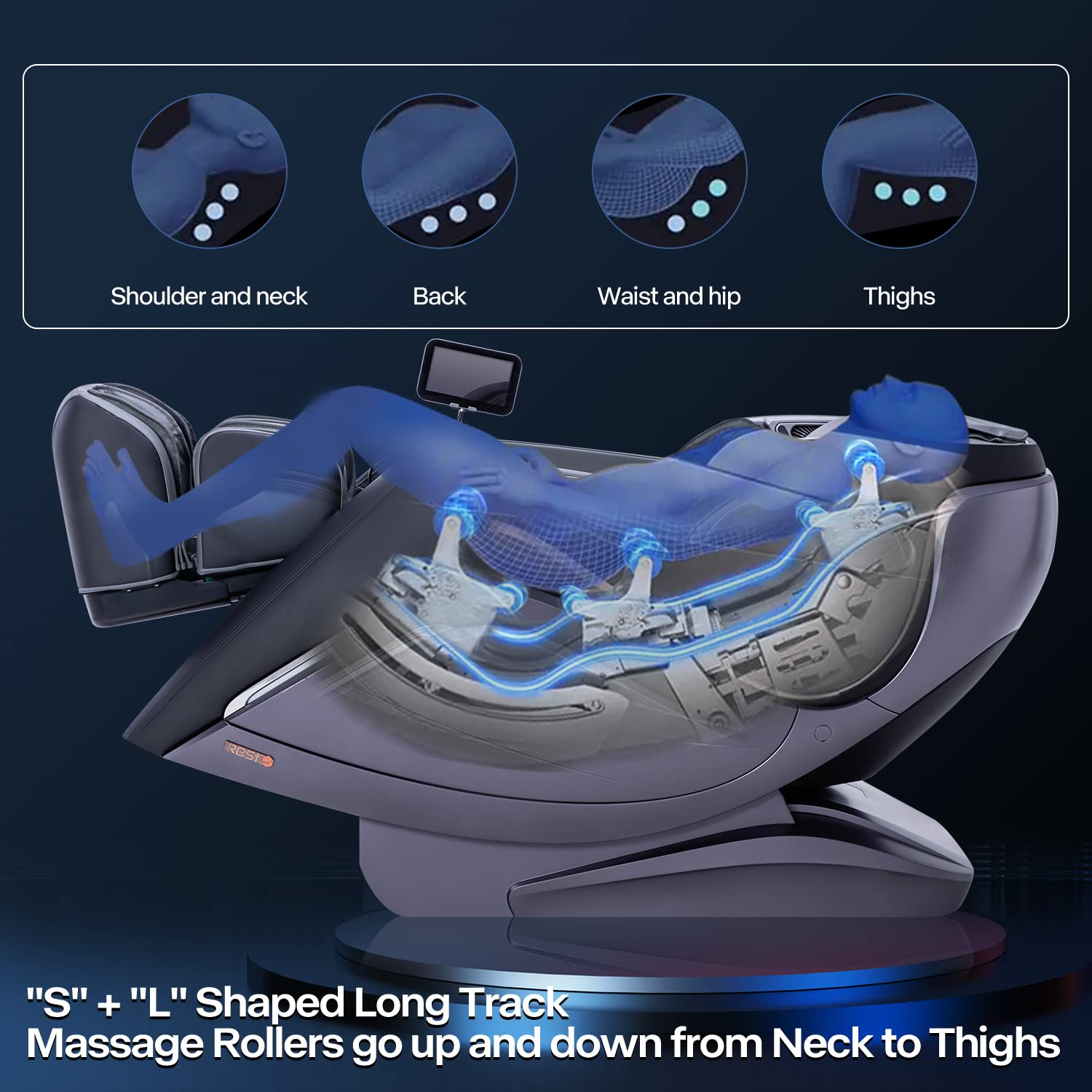 iRest 2023 4D Massage Chair Recliner