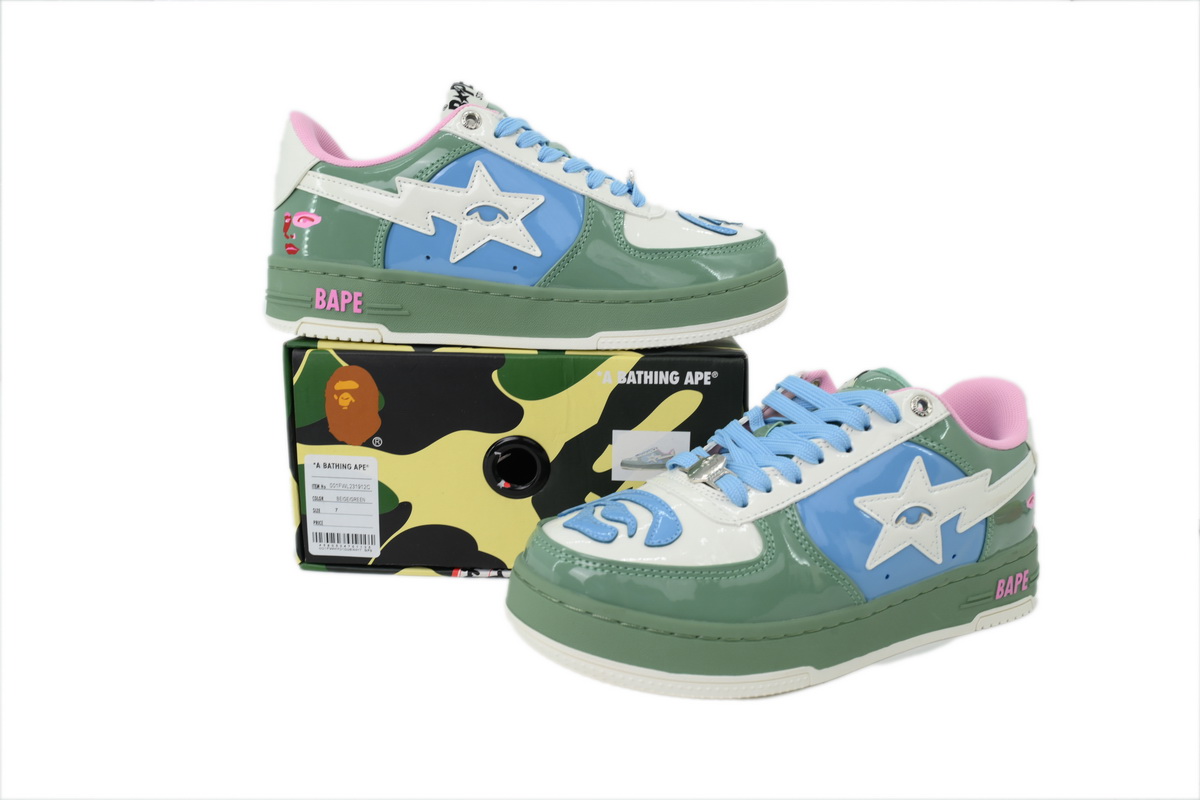 A BATHING APE BAPE Beige Green 001FWL231912C