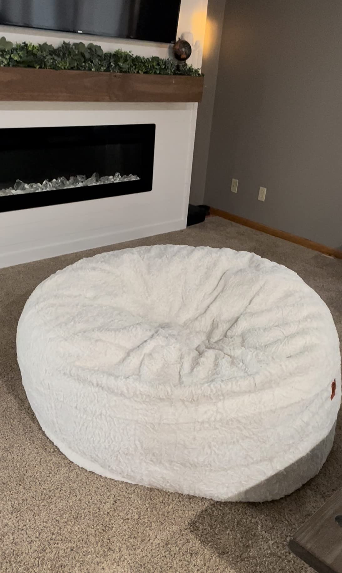 Faux Fur Bean Bag Chair