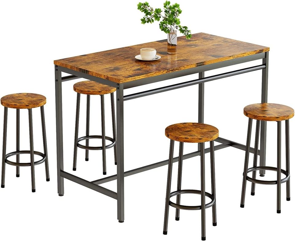 MIERES Bar Table and Chairs Set