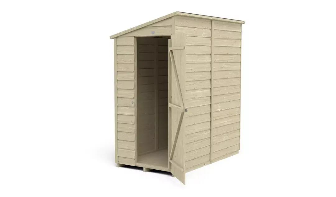 Forest Wooden 6 x 3ft Overlap Pent Shed