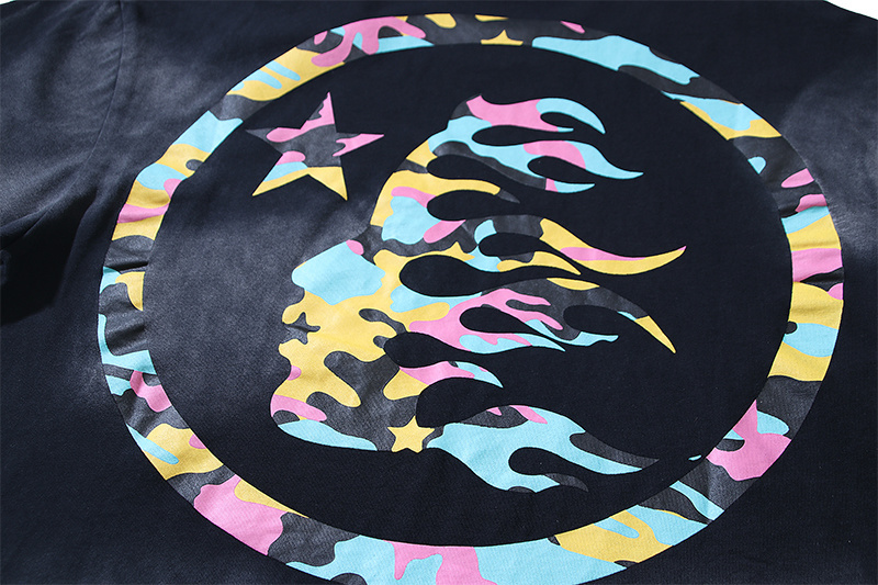 Hellstar Camo Sports Logo T-Shirt Black