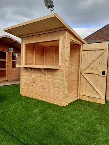 Garden Bar Drinks Shed 6x4 Fully T&G Quality Wooden Party Hut