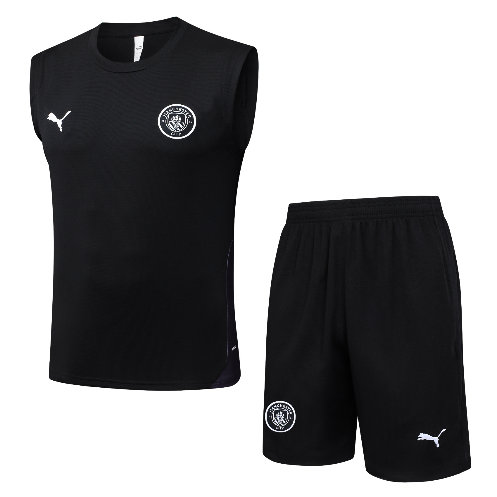 Man City 25/26 Sleeveless Training Suit D25229