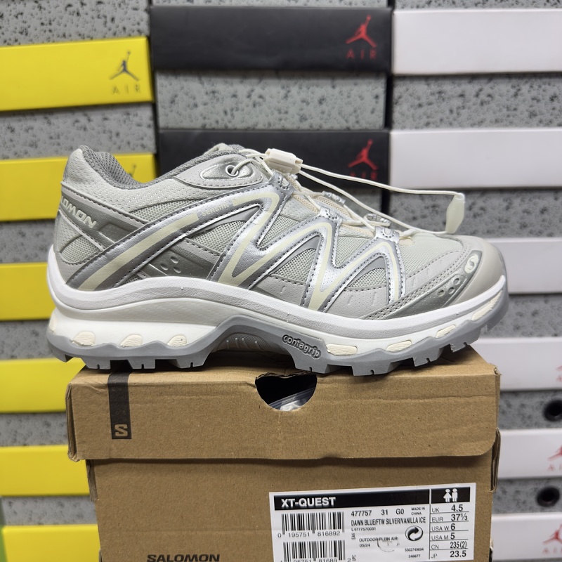 Salomon XT-Q Gray Vanilla Sneakers