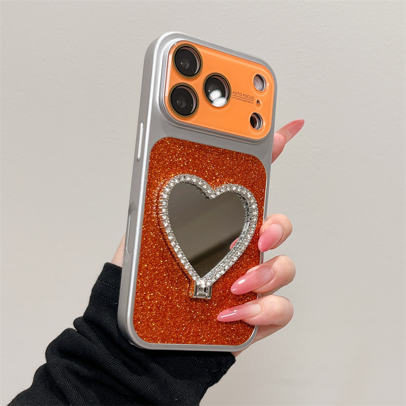 iPhone 18 Pro Max Protective Case Glitter - back view