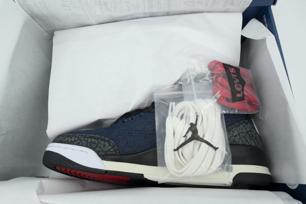 Levi's x Air Jordan 3 Retro SP Denim Blue IH7959-400