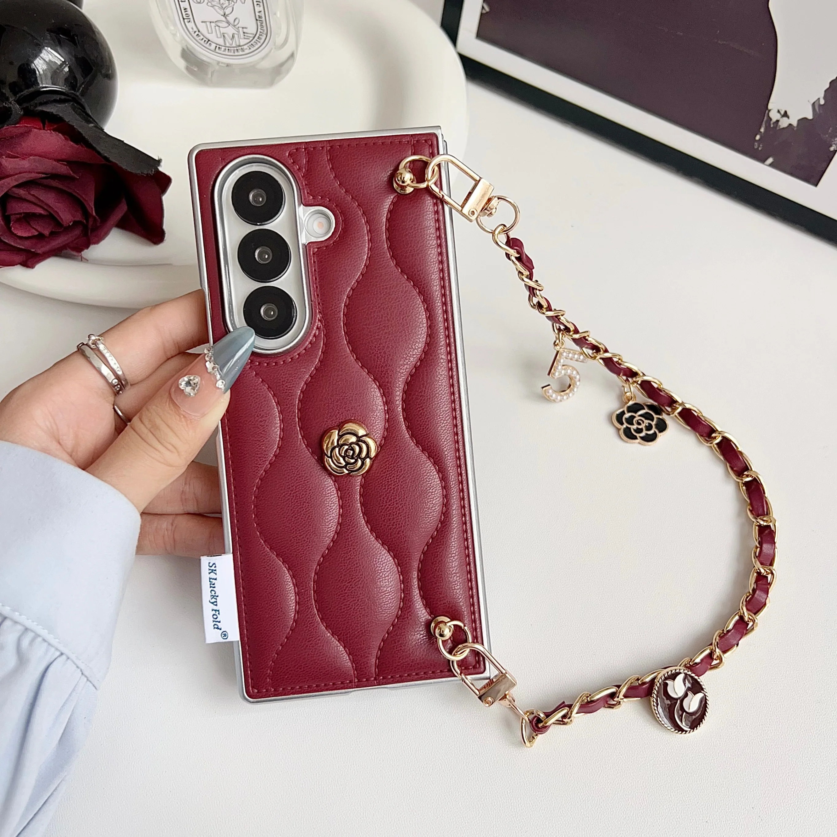 Galaxy Z Fold 7 Protective Case - back view