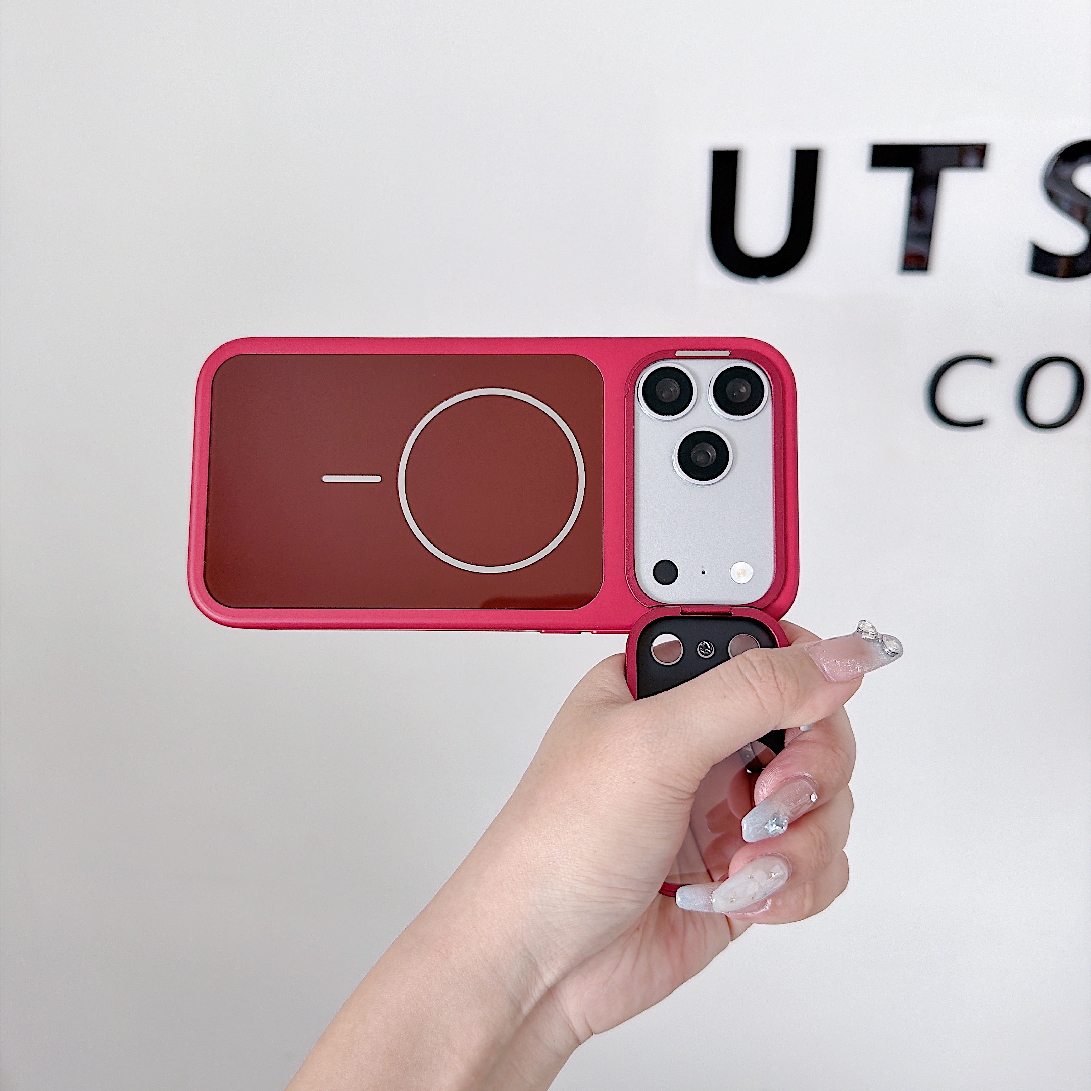 Phone Case Protective Case Magnetic - back view