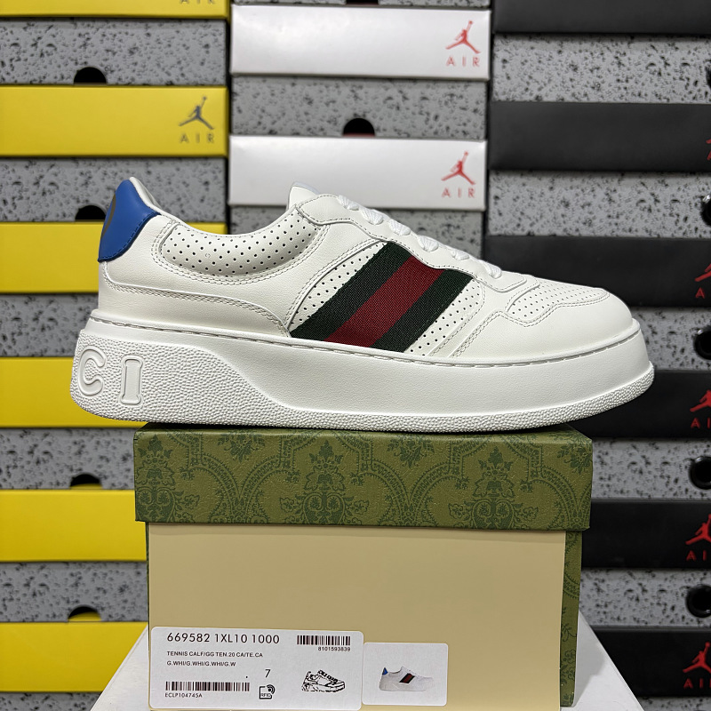 Gucci Chunky White Green Stripe