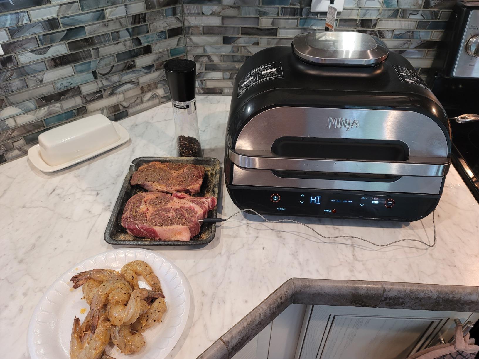 Ninja EG201 Foodi 6-in-1 Indoor Grill with Air Fry