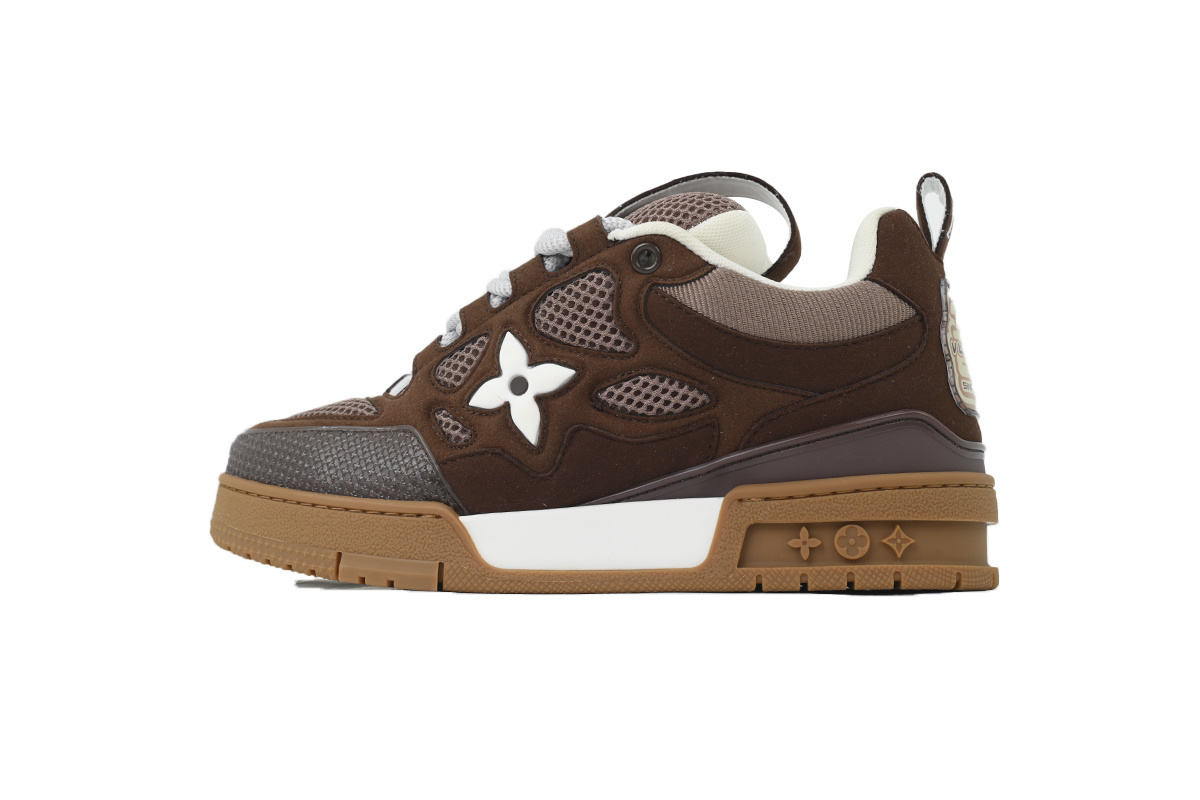 Louis Vuitton LV Skate Sneaker White Coffee
