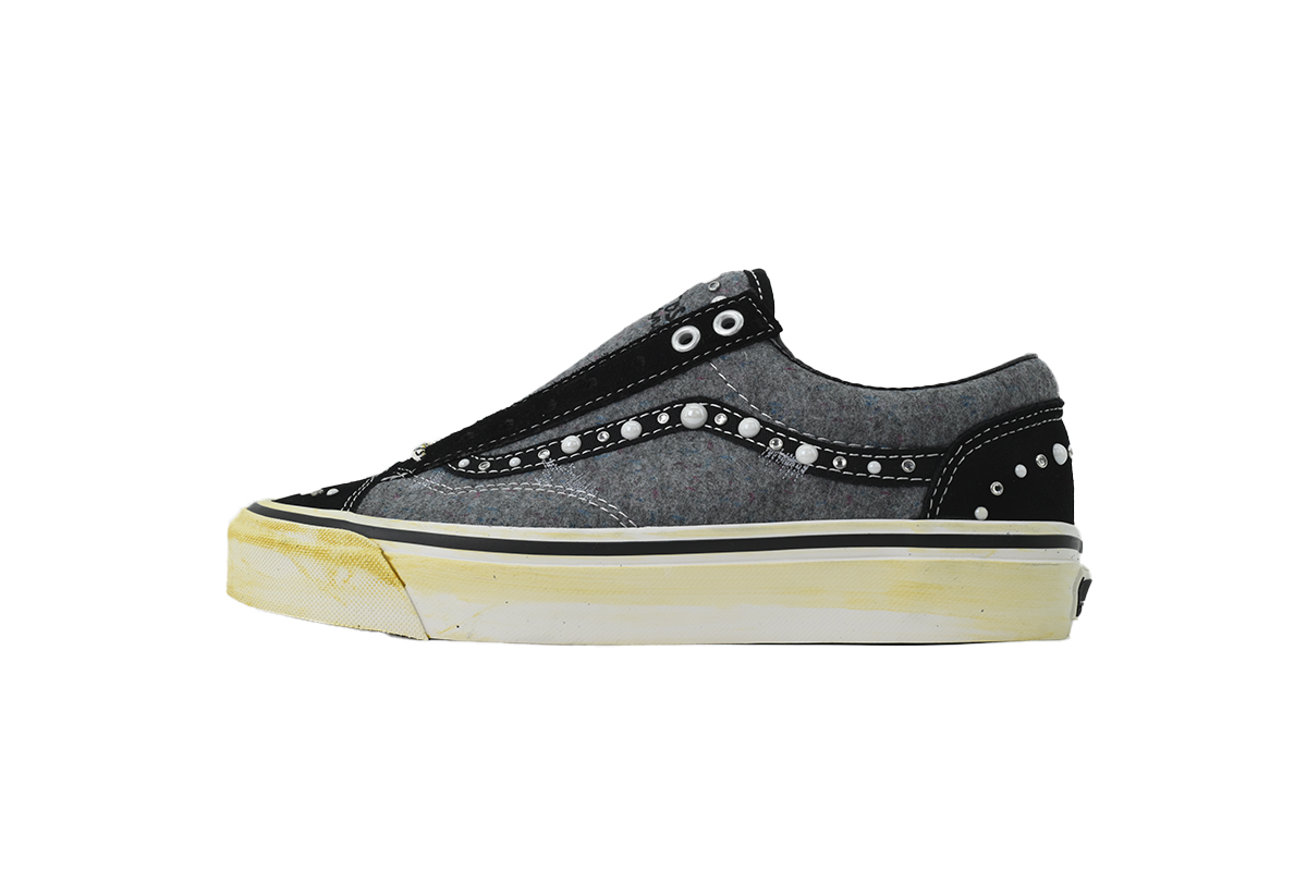 SATOSHI NAKAMOTO x Vans Old Skool Reissue 36 Speckled Moving Blanket Grey