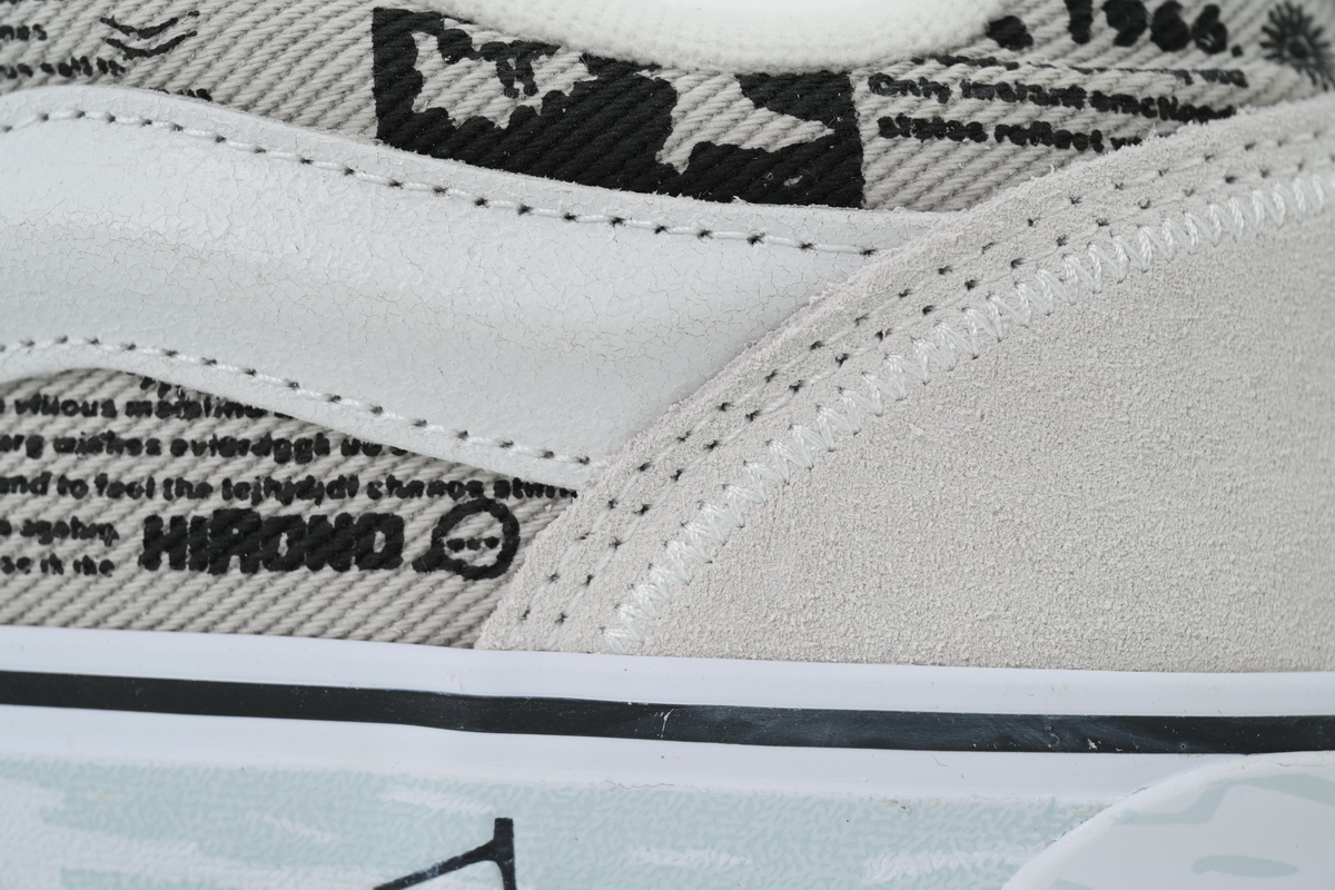 Vans x HIRONO Knu Skool White Black VN000CS0BHD