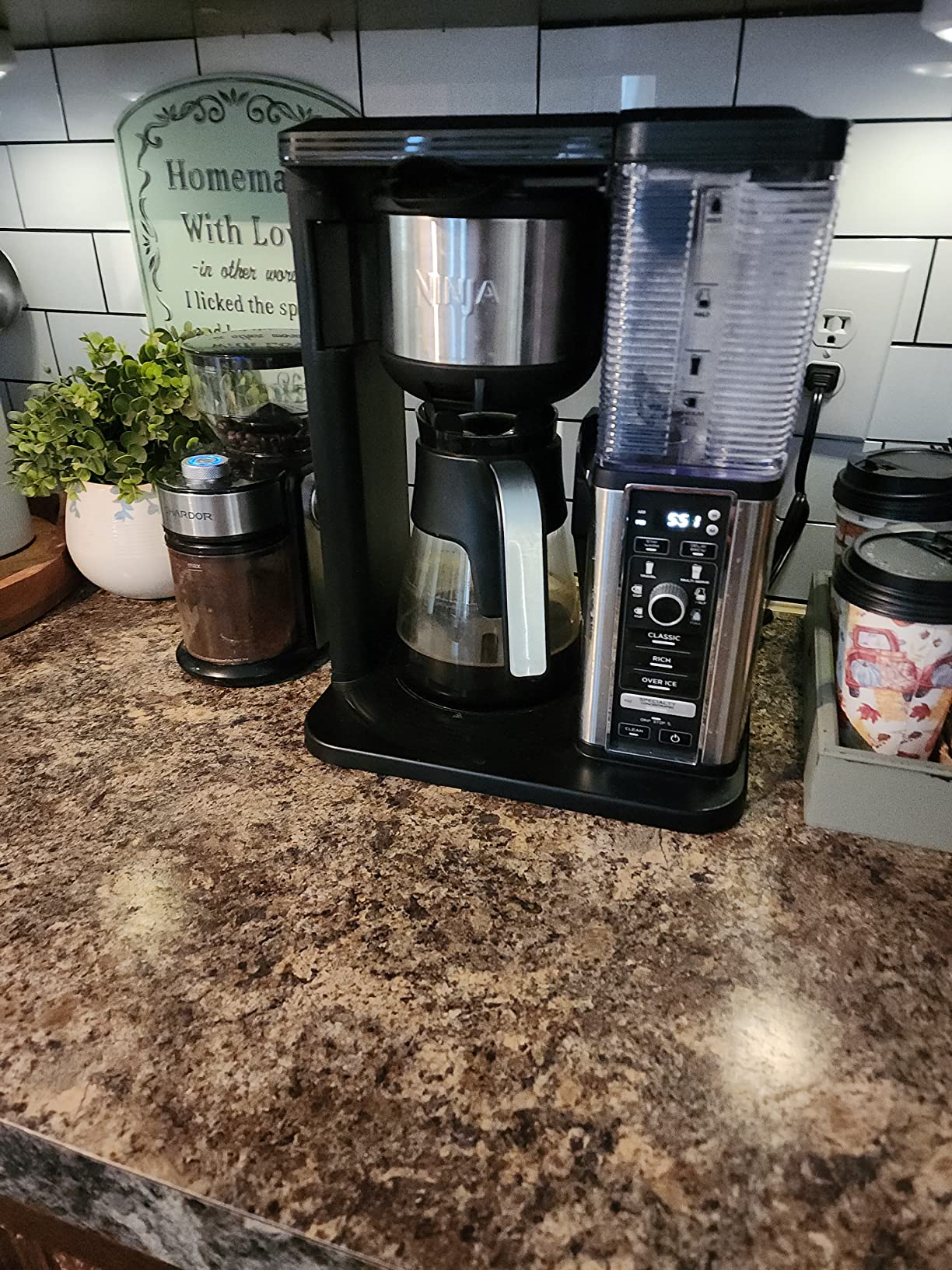 Ninja Specialty Fold-Away Frother (CM407) Coffee Maker