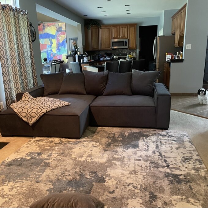 Madison 2 - Piece Upholstered Chaise Sectional