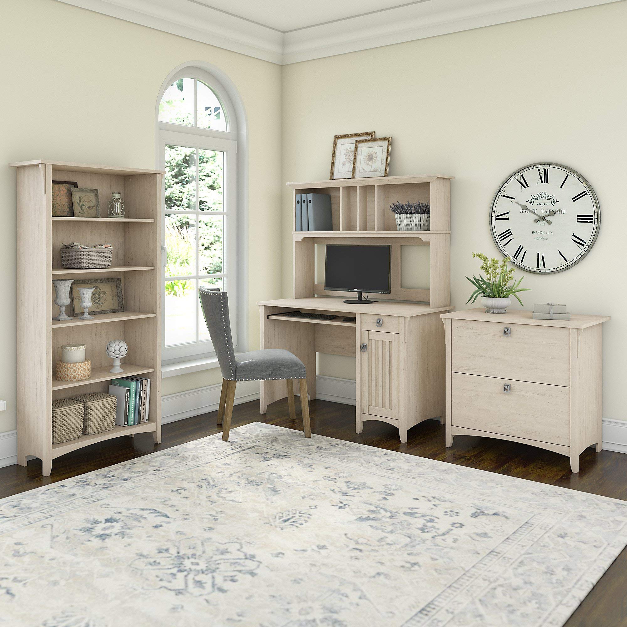 Bush Furniture Salinas Mission Desk with Hutch