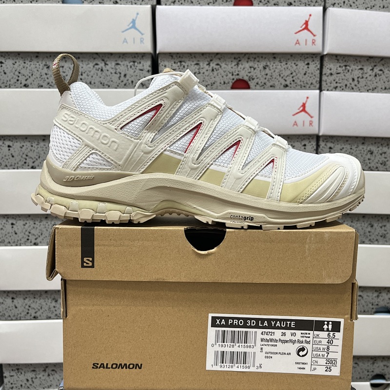 Salomon XA PRO 3D White Brown Sneakers