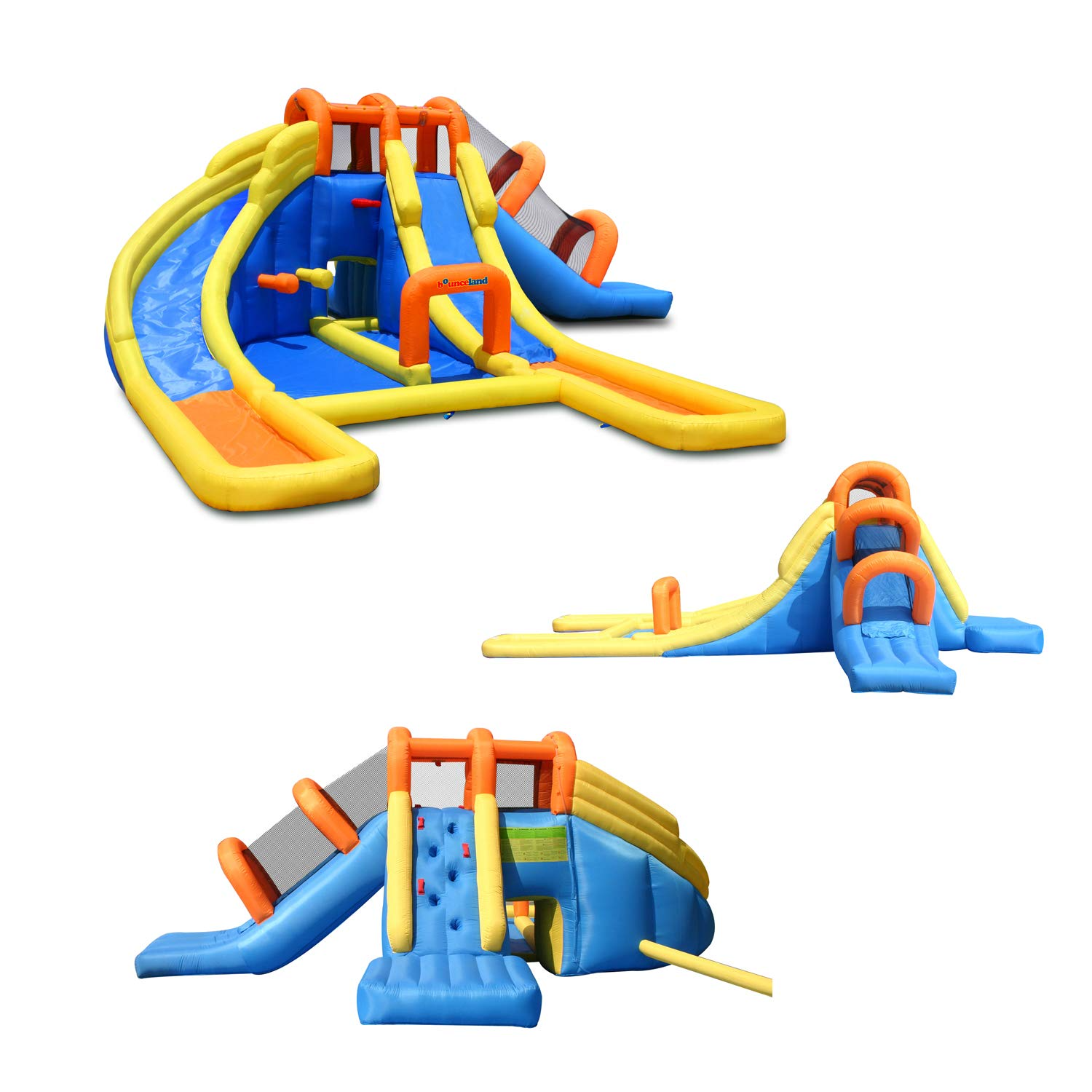 Triple Water Slides and Pool Water Park