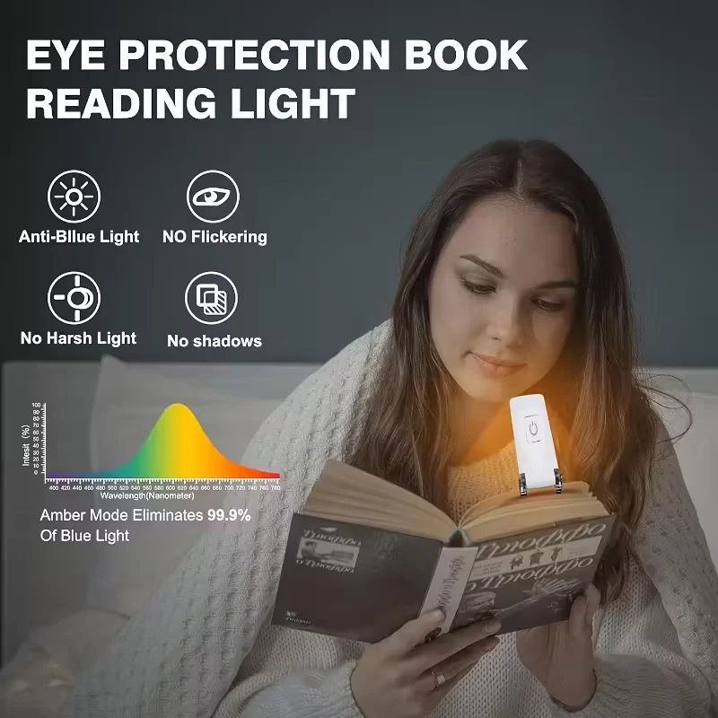 🎁Gift Choice 💡Portable USB Rechargeable Reading Lamp